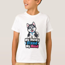 Benutzerdefiniertes Foto Husky Hund Husky Hat Mein