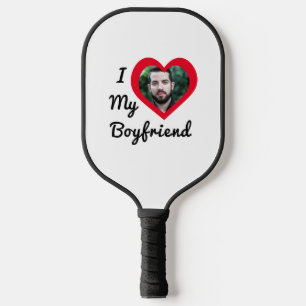 Benutzerdefiniertes Foto I Liebe Meine Freundin Ba Pickleball Schläger