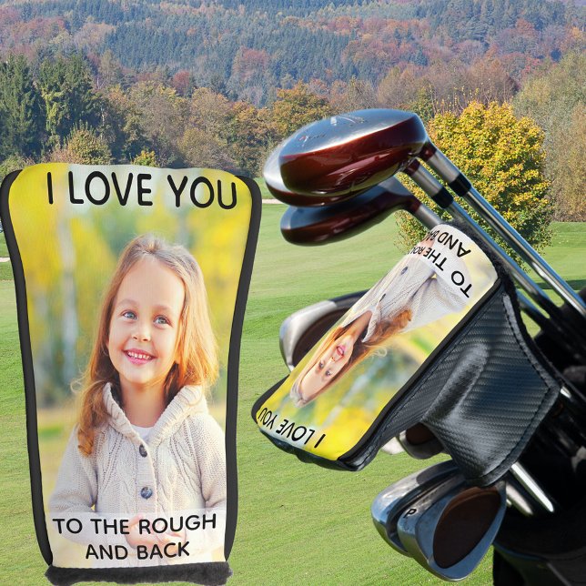 Benutzerdefiniertes Foto I Liebe Sie an den Rough  Golf Headcover (Von Creator hochgeladen)
