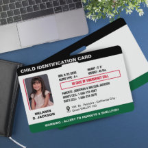 Benutzerdefiniertes Foto-ID-Abzeichen für Kinder
