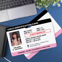 Benutzerdefiniertes Foto-ID-Abzeichen für Kinder