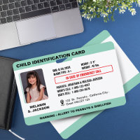 Benutzerdefiniertes Foto-ID-Abzeichen für Kinder