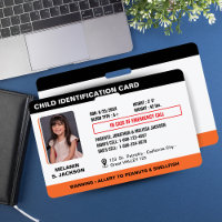 Benutzerdefiniertes Foto-ID-Abzeichen für Kinder