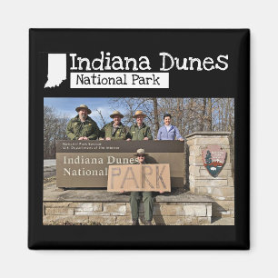 Benutzerdefiniertes Foto - Indiana Dunes Nationalp Magnet