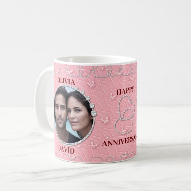Benutzerdefiniertes Foto Kaffeetasse (Vorderseite Links)