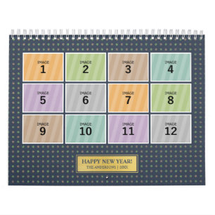 Benutzerdefiniertes Foto-Kalendervorlage Kalender