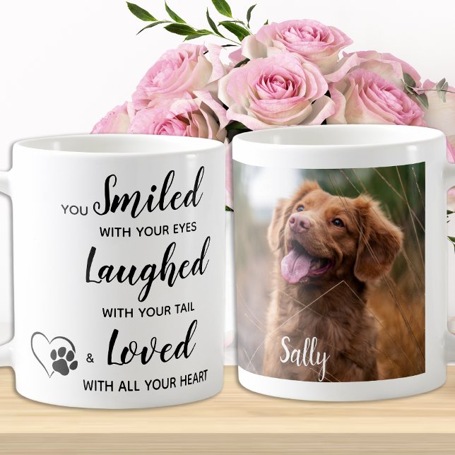 Benutzerdefiniertes Foto Keepake Pet Hund Memorial Kaffeetasse (Von Creator hochgeladen)