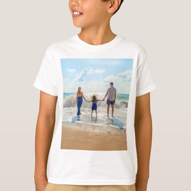 Benutzerdefiniertes Foto Kinder T - Shirt Ihr Foto (Vorderseite)
