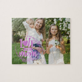 Benutzerdefiniertes Foto | Liebe Sie Mama Jigsaw P