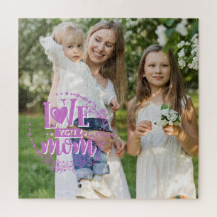 Benutzerdefiniertes Foto Liebe Sie Mama Jigsaw P