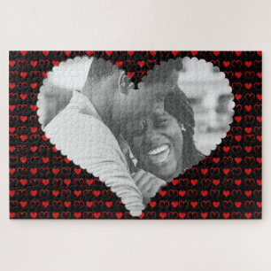 Benutzerdefiniertes Foto-Liebe-Valentinstag-Puzzle