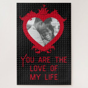 Benutzerdefiniertes Foto-Liebe-Valentinstag-Puzzle