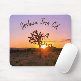 Benutzerdefiniertes Foto Lila Orange Sunset Joshua Mousepad