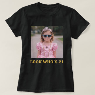 Benutzerdefiniertes Foto Lustiger Schnappschuss Sc T-Shirt