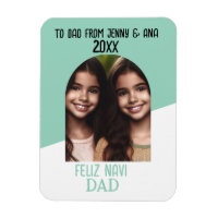 Benutzerdefiniertes Foto Magnet Feliz Navidad Keep
