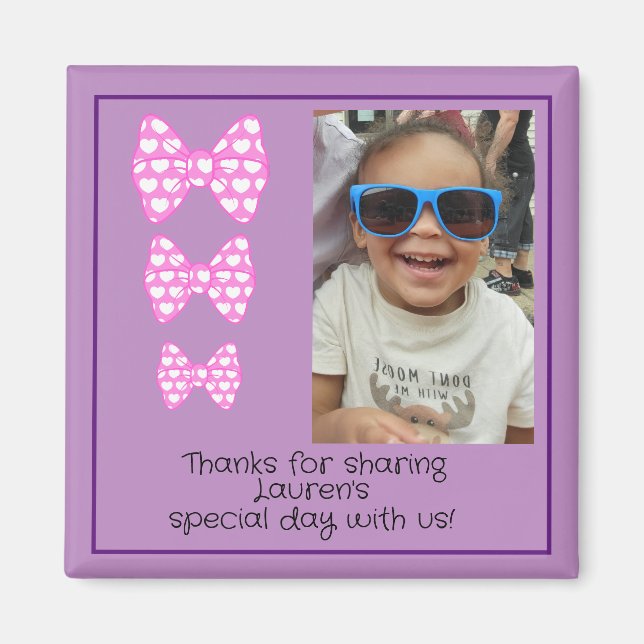 Benutzerdefiniertes Foto-Magnet Magnet (Vorne)