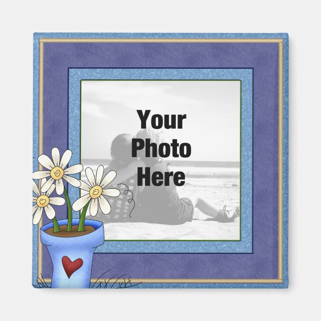 Benutzerdefiniertes Foto-Magnet Magnet (Vorne)