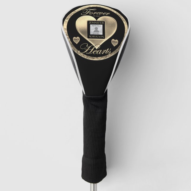 Benutzerdefiniertes Foto-Memorial für den liebende Golf Headcover (Vorderseite)