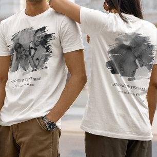 Benutzerdefiniertes Foto mit 2 Bürsteneffekten T-Shirt