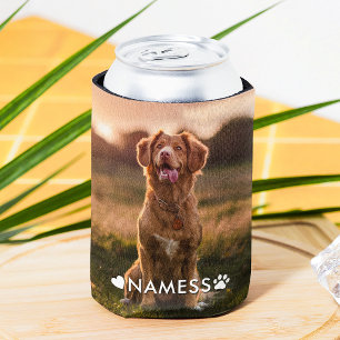Benutzerdefiniertes Foto mit dem Namen Ihres Hunde Dosenkühler