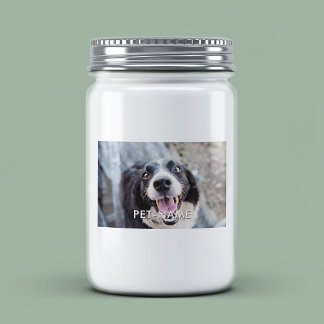 Benutzerdefiniertes Foto mit dem Namen Ihres Hunde Lebensmitteletikett