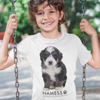 Benutzerdefiniertes Foto mit dem Namen Ihres Hunde T-Shirt