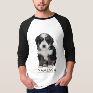 Benutzerdefiniertes Foto mit dem Namen Ihres Hunde T-Shirt
