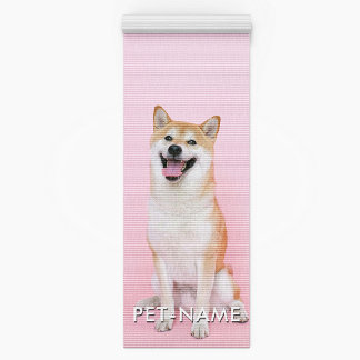 Benutzerdefiniertes Foto mit dem Namen Ihres Hunde Yogamatte