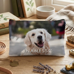 Benutzerdefiniertes Foto mit dem Namen Ihres Hunde Zubehörtasche
