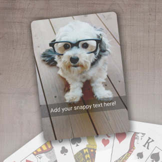 Benutzerdefiniertes Foto mit der eigenen Snap-Chat Spielkarten