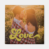 Benutzerdefiniertes Foto mit Gold-Liebe-Overlay
