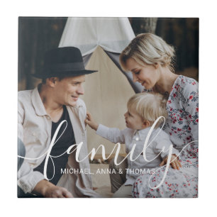 Benutzerdefiniertes Foto mit individuelle Name Fliese