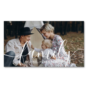 Benutzerdefiniertes Foto mit individuelle Name Magnetische Visitenkarte