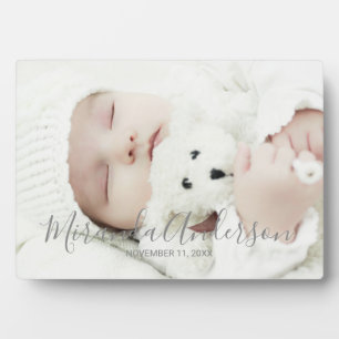 Benutzerdefiniertes Foto mit Individuelle Name und Fotoplatte
