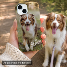 Benutzerdefiniertes Foto mit Personalisiertem Name Case-Mate iPhone Hülle