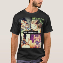 Benutzerdefiniertes Foto mit Text T-Shirt