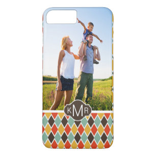 Benutzerdefiniertes Foto & Monogramm Modernes Ikat title_seo2