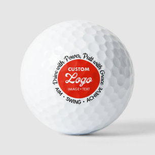 Benutzerdefiniertes Foto Motivierend Golfbälle Ins