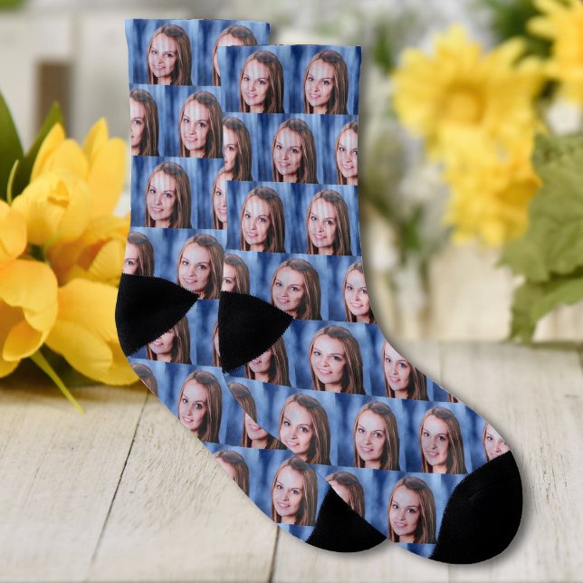 Benutzerdefiniertes Foto Muster Personalisiert Socken (Von Creator hochgeladen)