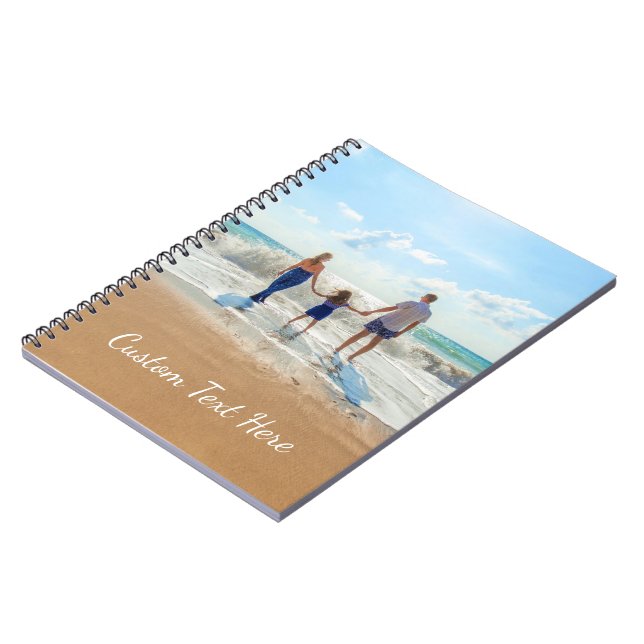 Benutzerdefiniertes Foto-Notebook mit Ihren Fotos  Notizblock (Linke Seite)