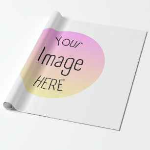 Benutzerdefiniertes Foto- oder Logo-Geschenkpapier Geschenkpapier