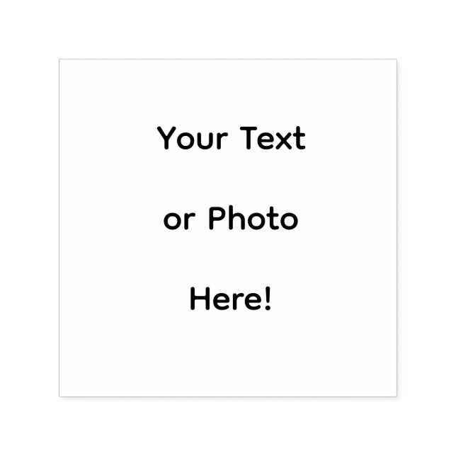 Benutzerdefiniertes Foto oder Text  Permastempel (Design)