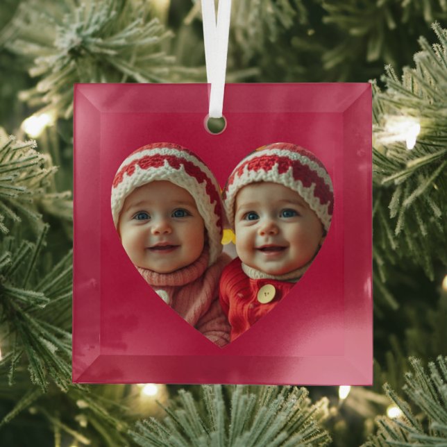 Benutzerdefiniertes Foto Ornament Aus Glas (Insitu)