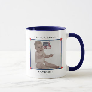 Benutzerdefiniertes Foto - Patriotisches Baby zum  Tasse