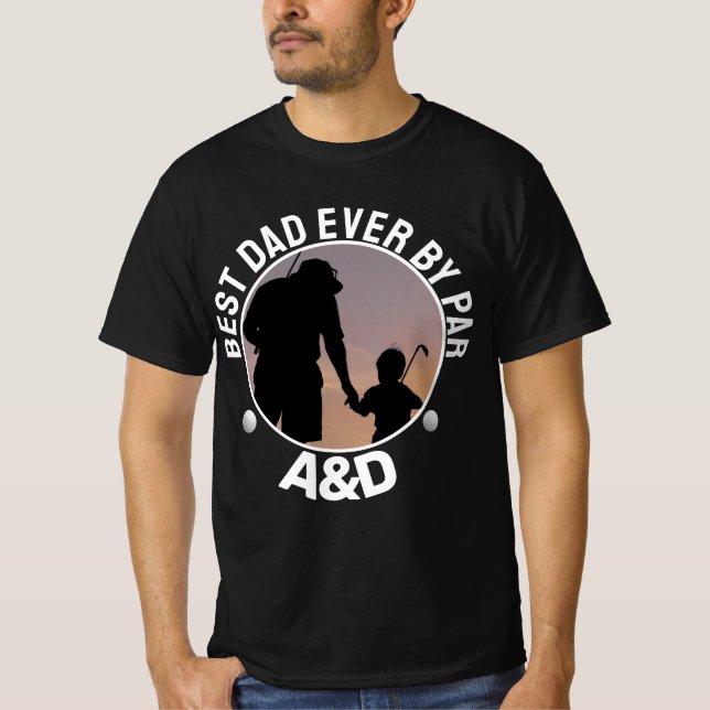 Benutzerdefiniertes Foto personalisiert Bester Vat T-Shirt (Vorderseite)