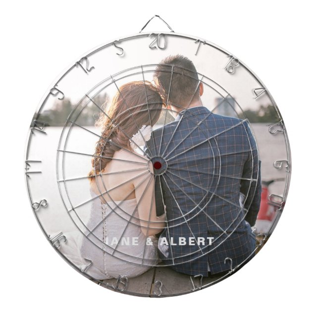 Benutzerdefiniertes Foto Personalisiert-Dart-Mainb Dartscheibe (vorne)