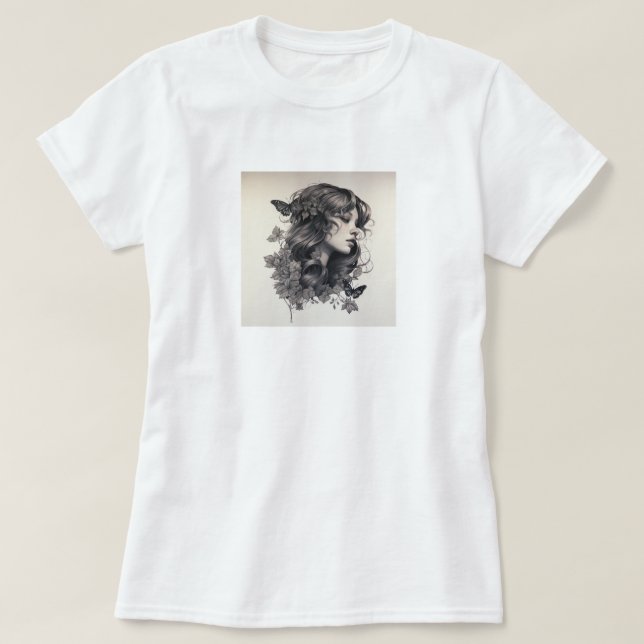 Benutzerdefiniertes Foto Personalisiert Eigene hin T-Shirt (Design vorne)