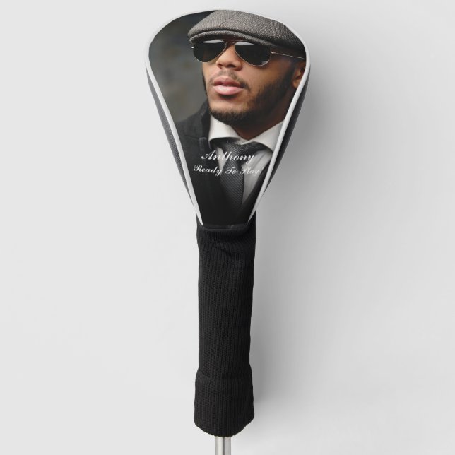 Benutzerdefiniertes Foto Personalisiert Golf Headcover (Vorderseite)