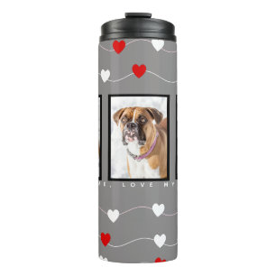Benutzerdefiniertes Foto Personalisiert Hund Thermosbecher