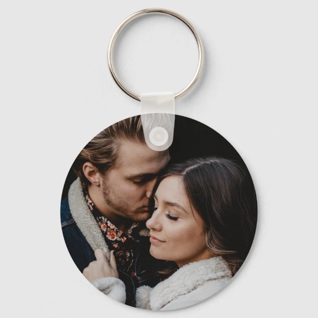 Benutzerdefiniertes Foto Personalisiert Schlüsselanhänger (Vorderseite)